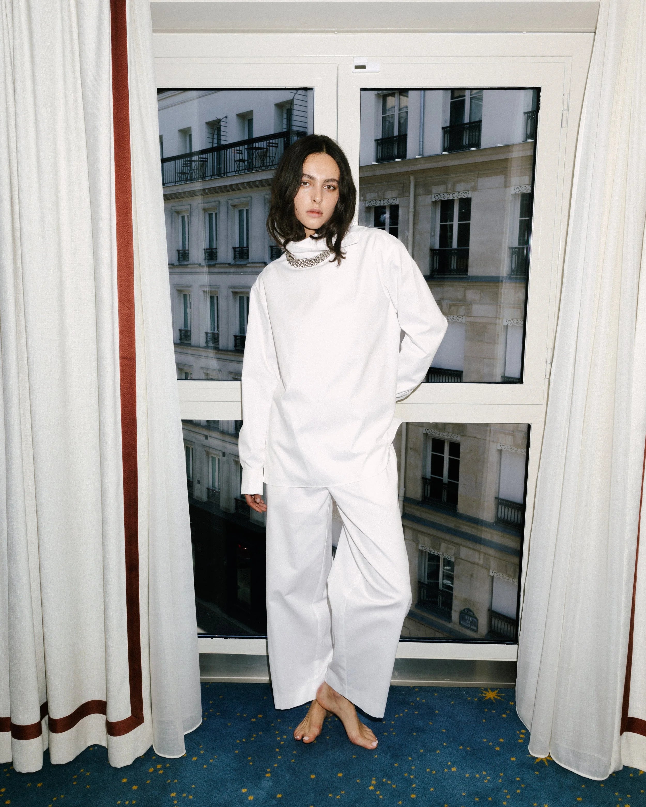 Atlanta Elasticated Cotton Trousers