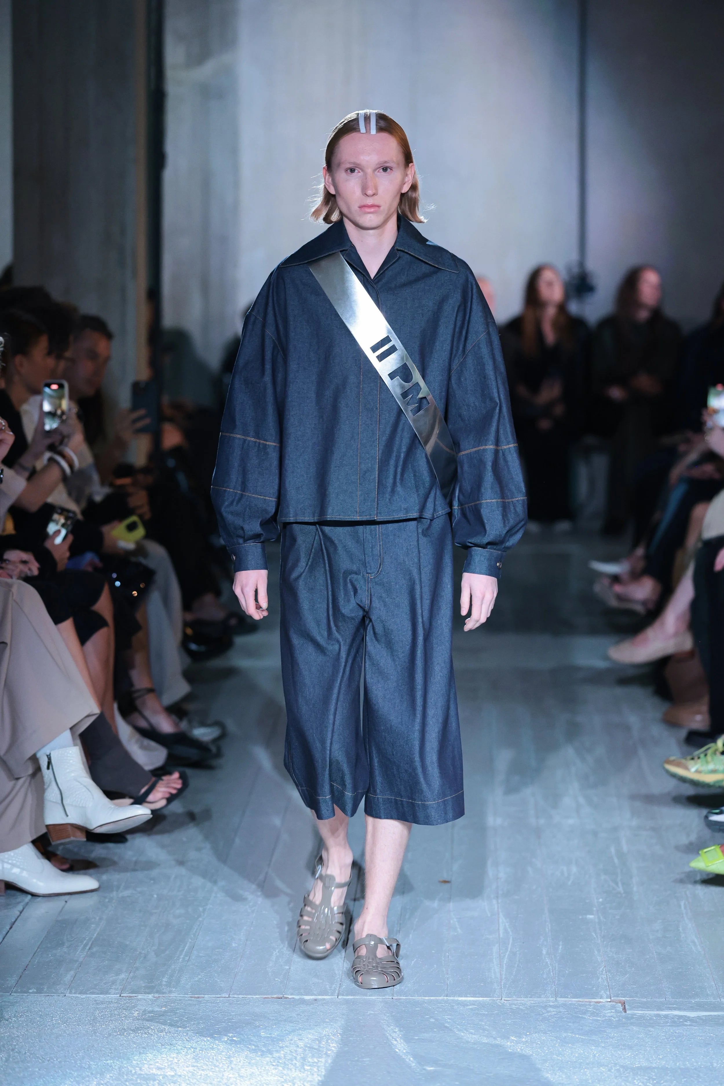 Chine Jacket - Denim & Electric