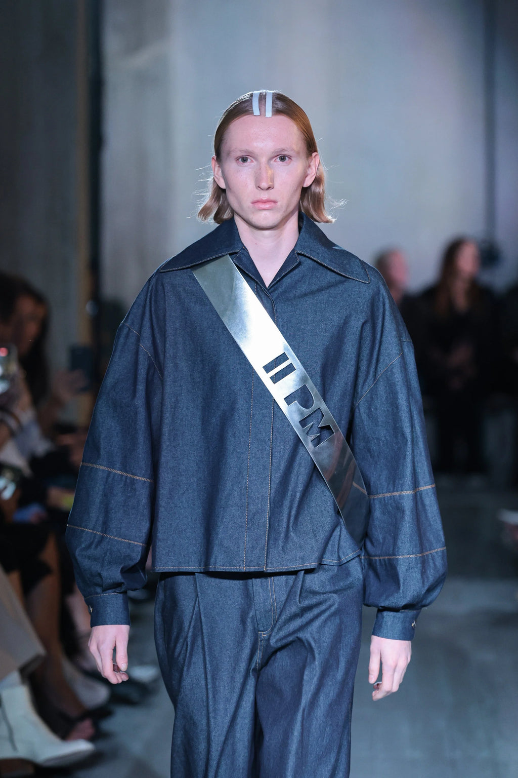 Chine Jacket - Denim & Electric