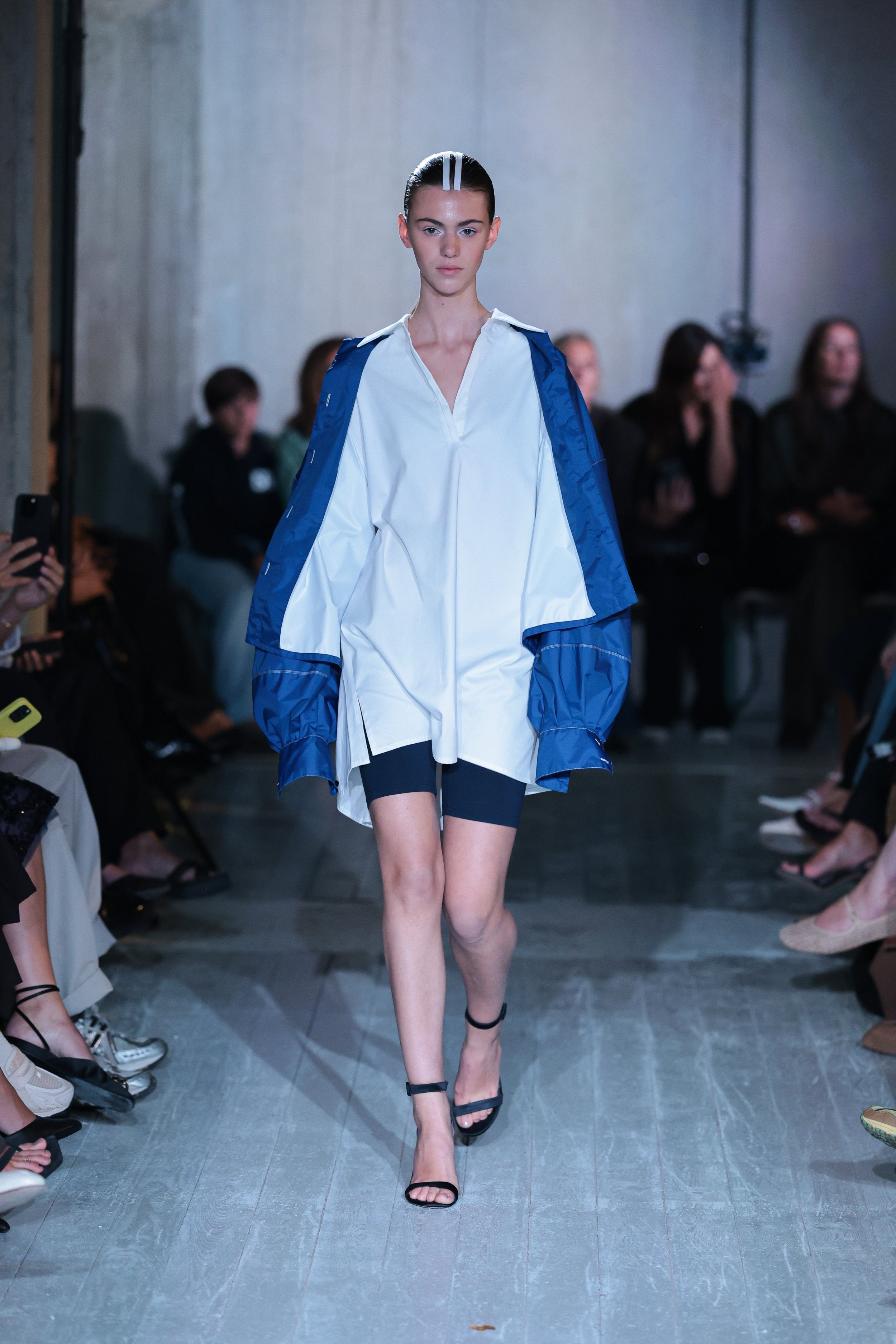 Chine Jacket - Denim & Electric