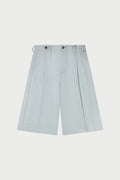 Babylon Adjustable Denim Bermuda Shorts