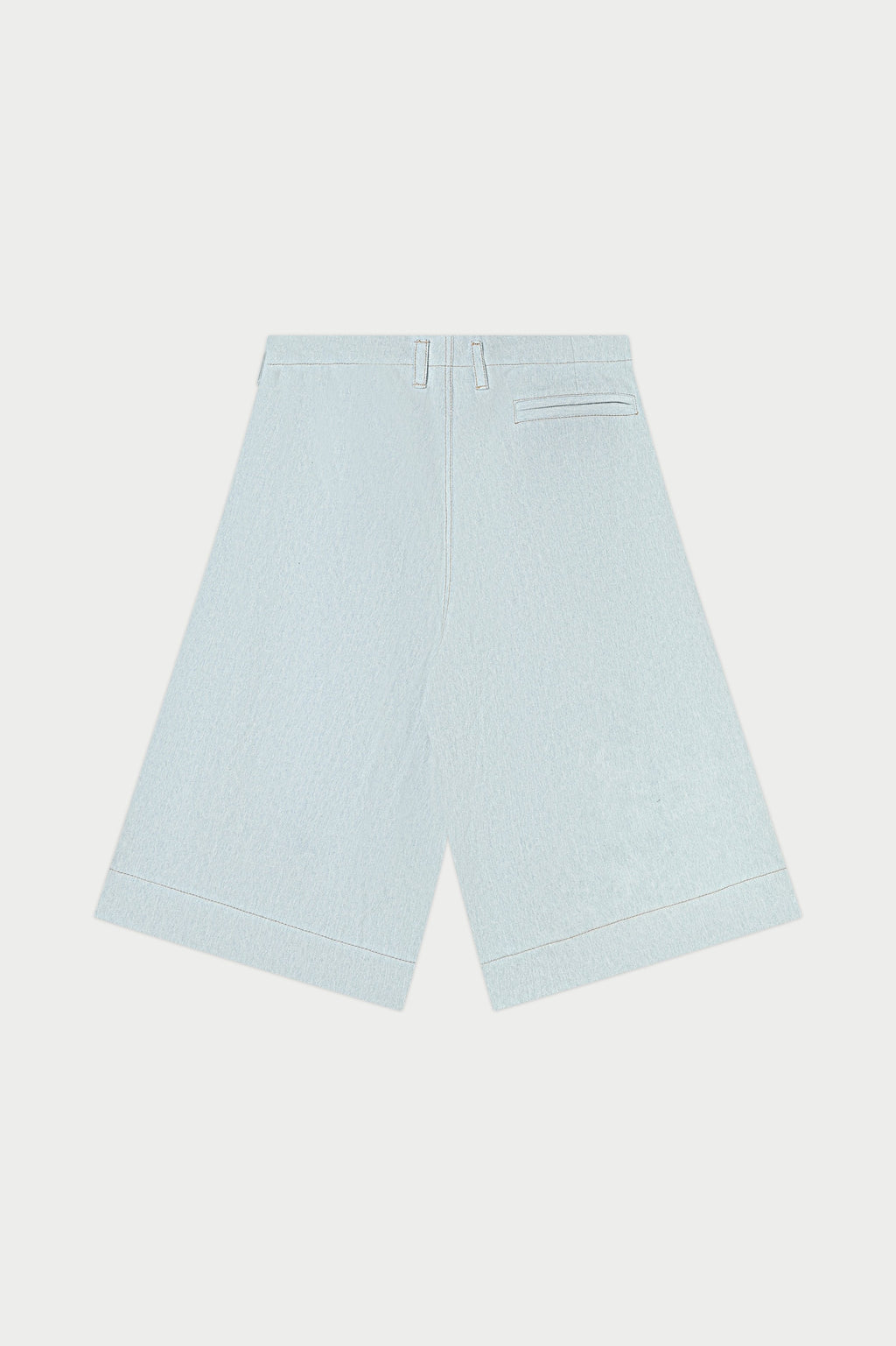 Babylon Adjustable Denim Bermuda Shorts