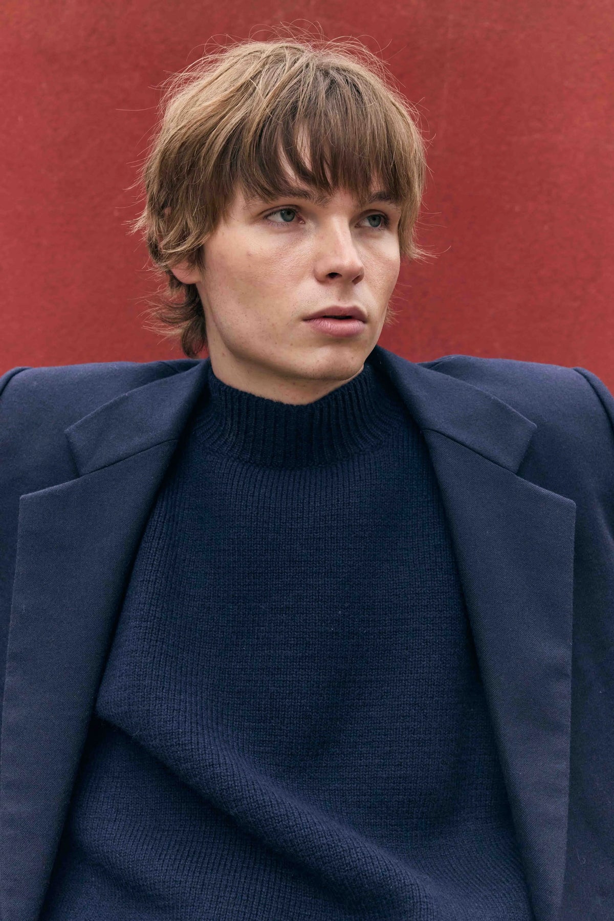 Alicante 800G Wool Round Collar Knit
